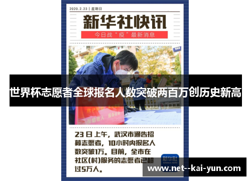 世界杯志愿者全球报名人数突破两百万创历史新高 世界杯志愿者全球报名人数突破两百万创历史新高